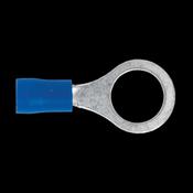 Sealey BT23 Easy-Entry Ring Terminal Ã˜10.5mm (3/8") Blue Pack of 100 image
