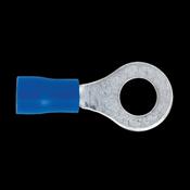 Sealey BT26 Easy-Entry Ring Terminal Ã˜6.4mm (1/4") Blue Pack of 100 image