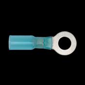 Sealey BTSR2584 Heat Shrink Ring Terminal Ã˜8.4mm Blue Pack of 25 image