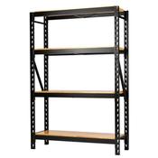 BUNKER 27976 18 Piece Modular 4 Tier Racking with Hardwood Shelving, 1500mm image