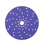 3M Cubitron II Hookit Clean Sanding Abrasive Disc 737U, 150 mm, Multihole, 180+ (Pack of 50) image