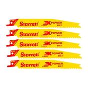 Starrett B610-5 Bi-Metal Multi-Purpose Reciprocating Saw Blade 152mm (6") 10 TPI (5 Pcs) image