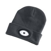 Draper 99522 Beanie Hat with Rechargeable Torch, One Size, 1W, 100 Lumens, Grey image