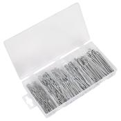 Sealey AB001SP Metric/Imperial Split Pin Assortment 555pc - Small Sizes image