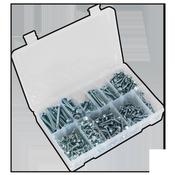 Sealey AB061SDH Self Drilling Screw Assortment 410pc Hex Head Zinc image