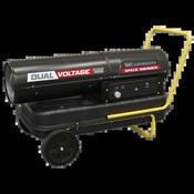 Sealey AB1850DV Dual Voltage Space Warmer® Kerosene/Diesel Heater with Wheels 185,000Btu/hr(55kW)