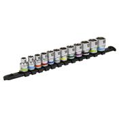 Sealey AK2660 Premier Platinum Socket Set 3/8"Sq Drive 12pc image