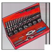 Sealey AK3015 Tap &amp; Die Set 32pc Split Dies - Metric image