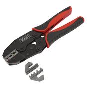 Sealey AK3857 Ratchet Crimping Tool Interchangeable Jaws image