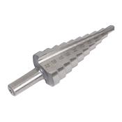 Sealey AK4744 Straight Flute HSS 4341 Step Drill Bit 4-22mm image