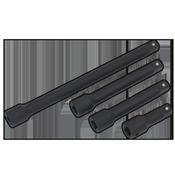 Sealey AK5513 Premier Impact Extension Bar Set 1/2"Sq Drive 4pc image