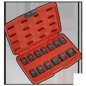 Sealey AK5613TD Premier Total Drive® Impact Socket Set 1/2"Sq Drive 13pc image
