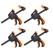 Sealey AK61014 Ratchet Bar Clamp Set 150mm 4pc image