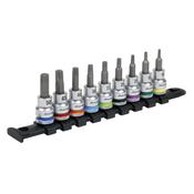 Sealey AK6251 Premier Platinum TRX-Star* Socket Bit Set 3/8"Sq Drive 9pc image