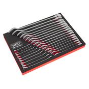 Sealey AK63258 Combination Spanner Set 25pc Metric image