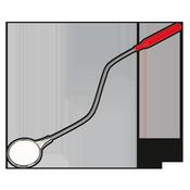 Sealey AK6503 Premier Flexible Shaft Inspection Mirror 60mm image