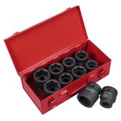 Sealey AK688 Premier Metric/Imperial Impact Socket Set 1"Sq Drive 10pc image