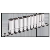 Sealey AK69910D Premier Total Drive® Deep Socket Set 3/8"Sq Drive 10pc image