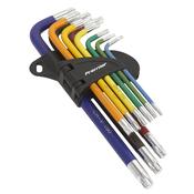 Sealey AK7193 Premier Long TRX-Star* Key Set 9pc