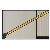 Sealey AK730G Breaker Bar 600mm 1/2"Sq Drive Gold image