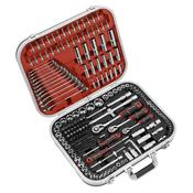 Sealey AK7982 Premier Socket Set 1/4", 3/8" &amp; 1/2"Sq Drive 216pc image