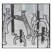 Sealey AK79 Gear Reversible Puller Set 4pc Triple Leg image