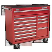 Sealey AP41120 Rollcab 12 Drawer with Ball Bearing Slides Heavy-Duty - Red image