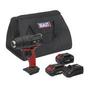 Sealey CP20VHGKIT2 Cordless Hot Air Gun Kit 20V - 2 Batteries image