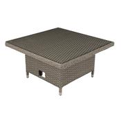 Sealey DG73 Dellonda Chester Rattan Wicker Adjustable-Height Outdoor Dining Table image
