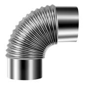 Sealey IREX3 Stainless Steel Exhaust/Flue 90° Bend for IR13/IR16 100mm image
