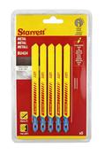 Starrett Metal Cutting Jigsaw Blades  BU424-5 Unified Shank Bi-Metal Saw Blade (5Pcs) image