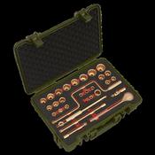 Sealey NS039 Socket Set 31pc 1/2"Sq Drive - Non-Sparking image
