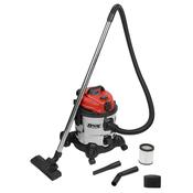 Sealey PC200SDAUTO 20L Industrial Vacuum Cleaner Wet &amp; Dry with Stainless Steel Drum &amp; Auto Start 1400W/230V image