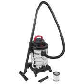 Sealey PC300SD 30L Vacuum Cleaner Wet &amp; Dry with Stainless Steel Drum &amp; Detachable Leaf Blower 1200W/230V image
