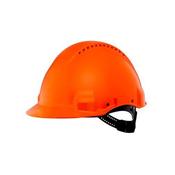 3M PELTOR G3000 Safety Helmet with Uvicator Sensor, Pinlock, Ventilated, Orange, G3000CUV-OR image