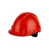 3M PELTOR Hard Hat Helmet G3000 with Uvicator Sensor, Pinlock, Ventilated, Red, G3000CUV-RD image