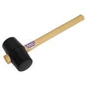 Sealey RMB175 Rubber Mallet 1.75lb Black image