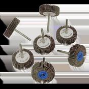 Sealey RTA7FW Rotary Tool Flap Wheel Set 7pc 30mm image