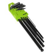 Sealey S01094 Siegen Extra-Long Ball-End Hex Key Set 9pc image