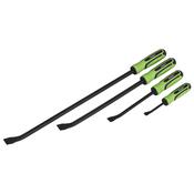 Sealey S01138 Siegen Heavy-Duty Angled Pry Bar Set with Hammer Cap 4pc image