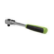 Sealey S01200 Ratchet Wrench 1/4"Sq Drive Pear-Head Flip Reverse image