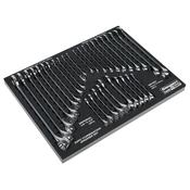 Sealey S01239 Siegen Metric/Imperial Combination Spanner Set 32pc image