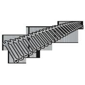 Sealey S0401 Combination Spanner Set 25pc Jumbo Metric image