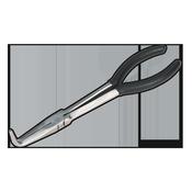 Sealey S0435 Needle Nose Pliers 275mm 90 Angle Nose image