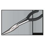 Sealey S0437 Needle Nose Pliers 275mm Offset image