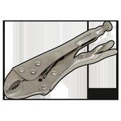 Sealey S0486 Locking Pliers 175mm Curved Jaw image
