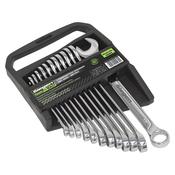 Sealey S0563 Combination Spanner Set 12pc Metric image