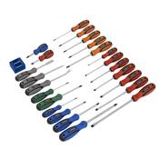 Sealey S0617 Soft Grip Screwdriver Set 24pc image
