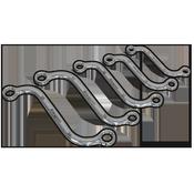 Sealey S0717 S-Spanner Set 5pc Metric image