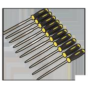 Sealey S0896 Diamond Needle File Set 10pc 100mm image